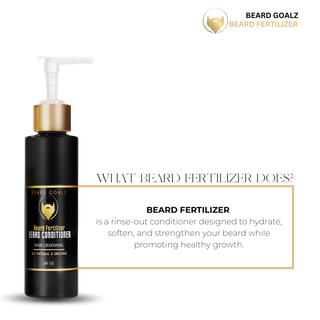 BEARD FERTILIZER: Beard Conditioner Beard Goalz