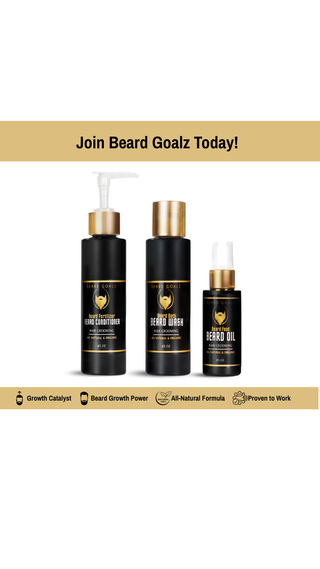 Beard Goalz Trinity System — Free Trial (Pay $13 Shipping).