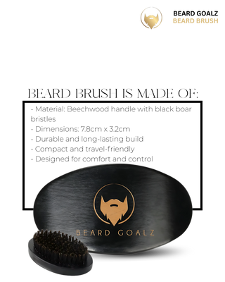 BEARD GOALZ: Beard Brush Beard Goalz