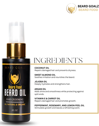 BEARD FOOD: Beard Oil Beard Goalz