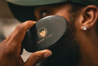 premium beard brush for men by Beard Goalz